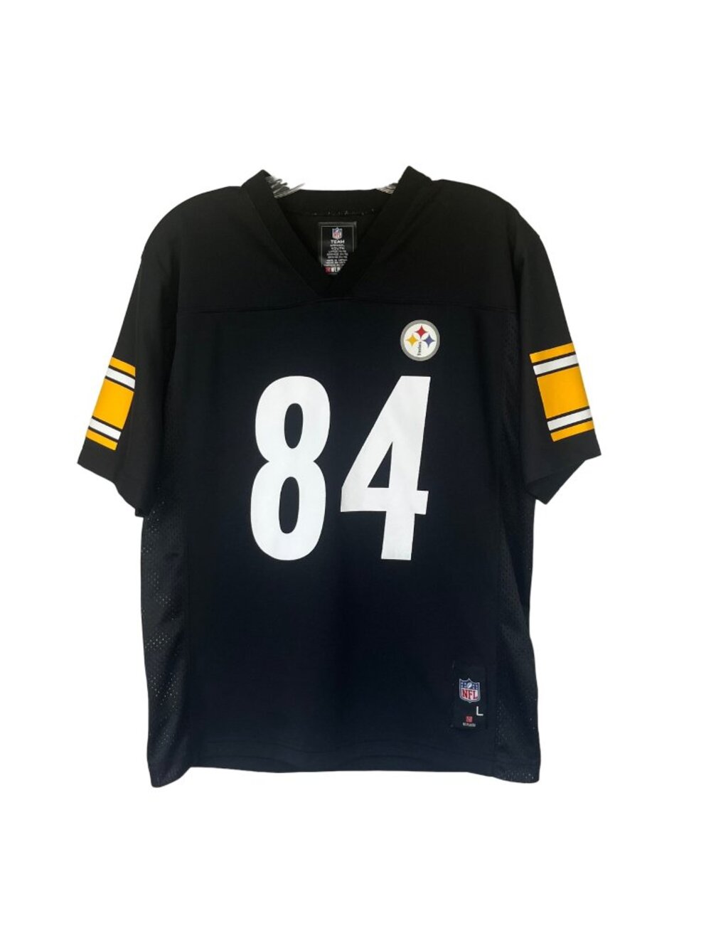 Antonio Brown #84 NFL Steelers Youth Jersey Black Boys Size Large 14/16